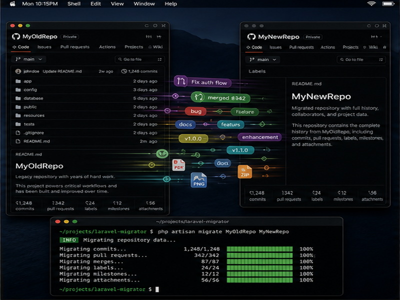 GitHub Repository Migrator